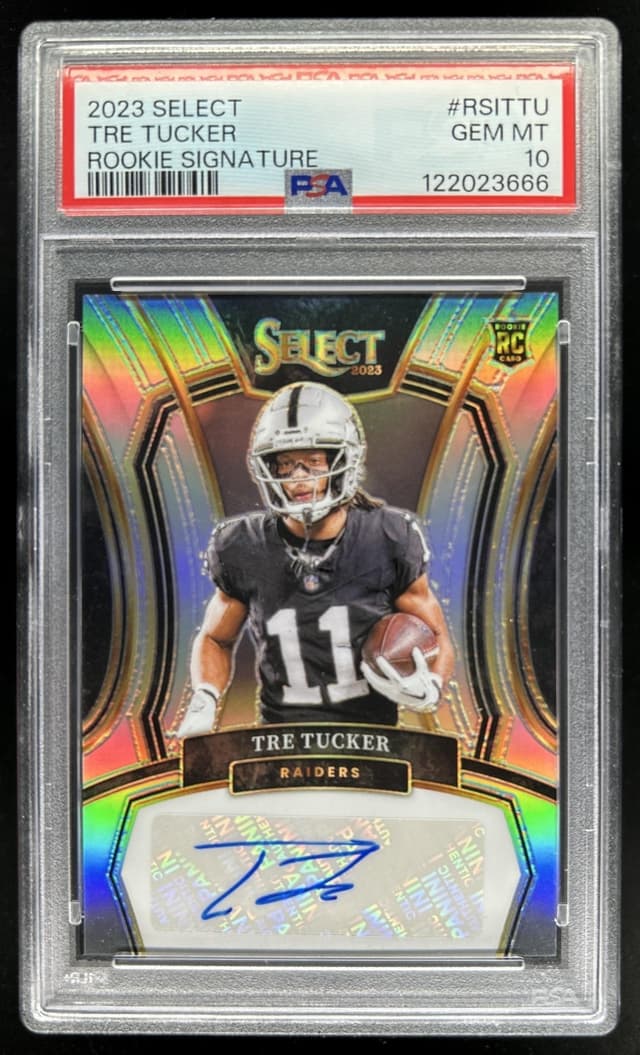 Tre Tucker Panini Select Rookie Signatures #RSITTU Base