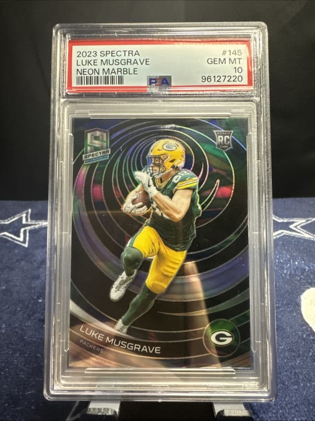 Luke Musgrave Panini Spectra #145 Neon Marble