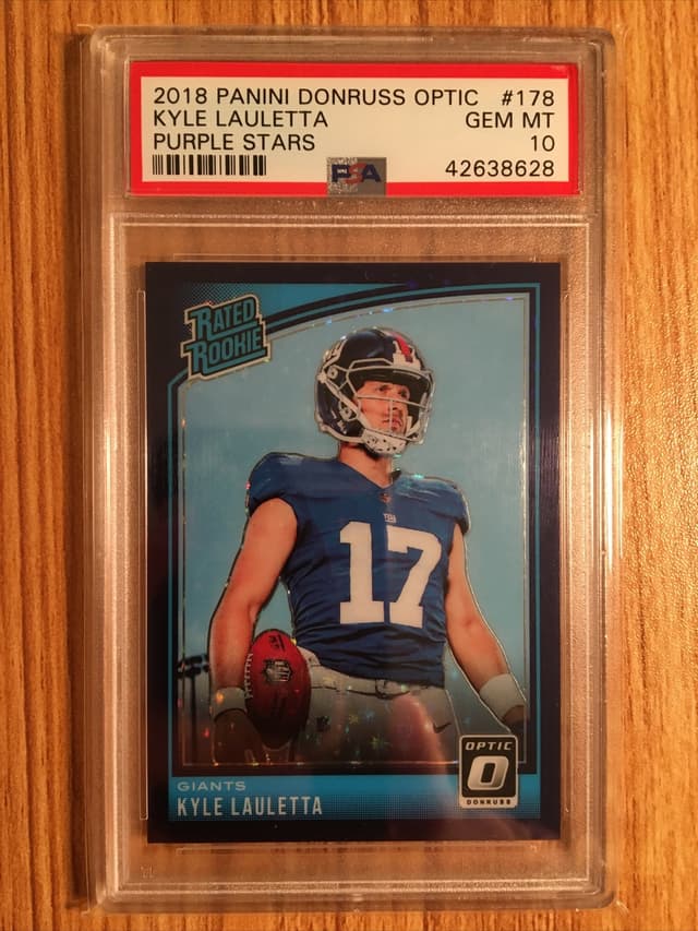 Kyle Lauletta Panini Donruss Optic #178 Purple Stars