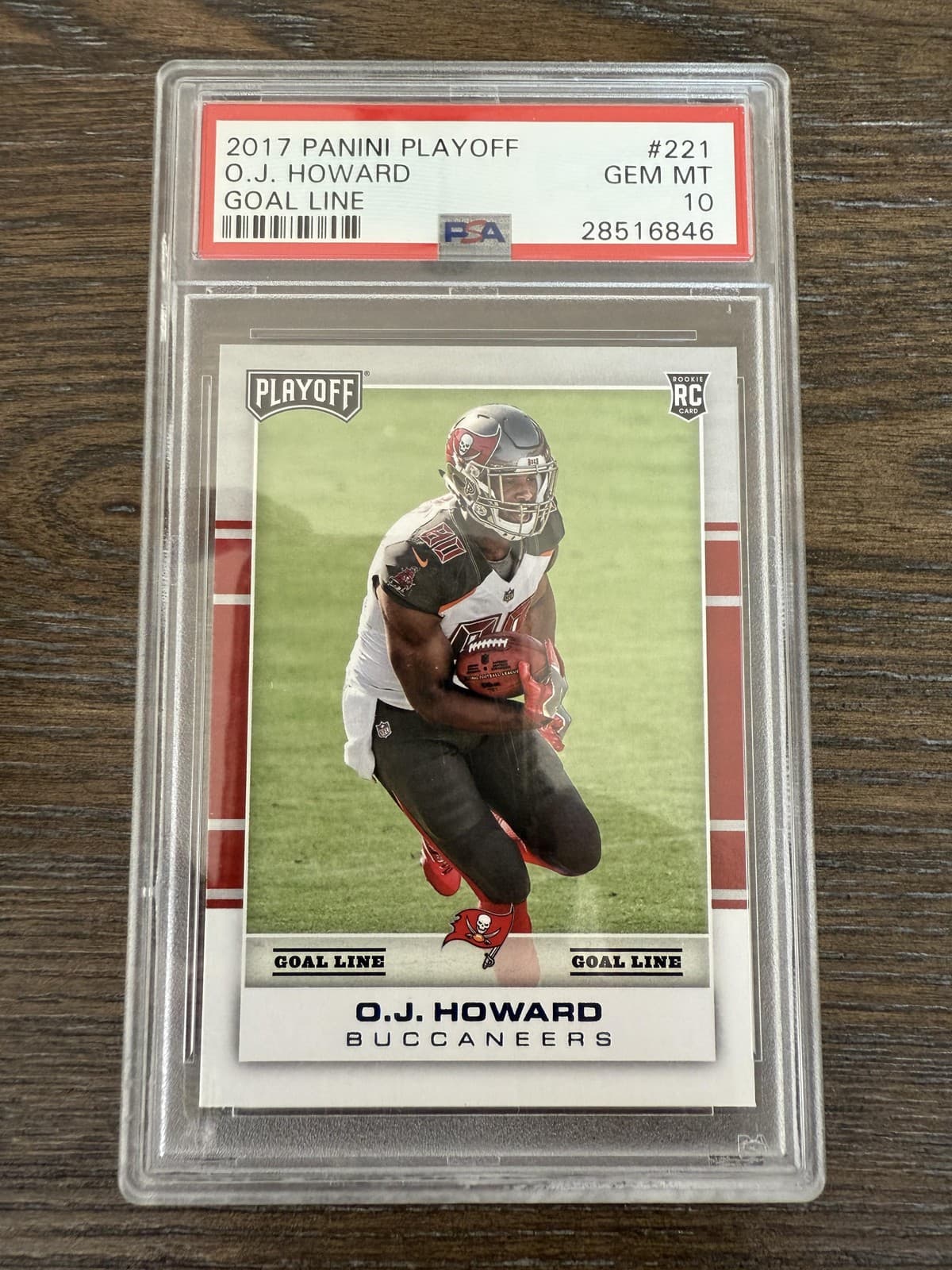 O.J. Howard Panini Playoff #221 Goal Line