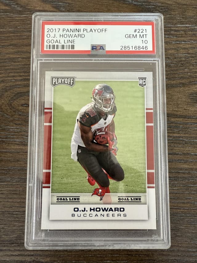 O.J. Howard Panini Playoff #221 Goal Line