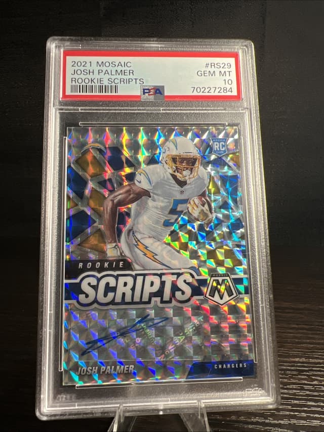 Josh Palmer Panini Mosaic Rookie Scripts #RS29 Base