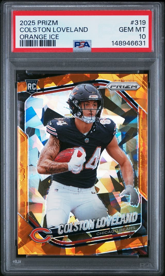 Colston Loveland Panini Prizm #319 Orange Ice