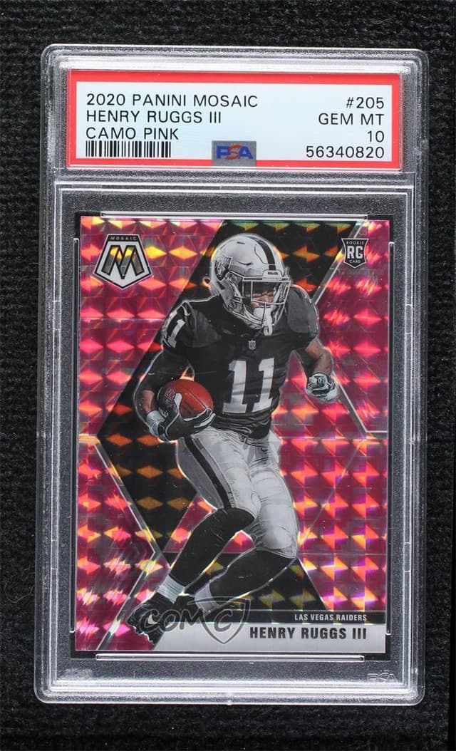 Henry Ruggs III Panini Mosaic #205 Camo Pink
