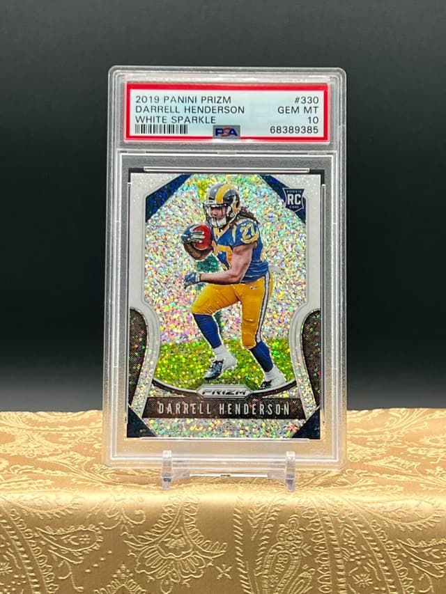 Darrell Henderson Panini Prizm #330 White Sparkle