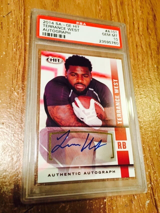 Terrance West SA-GE Hit Autograph #A101 Base