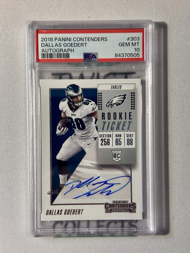 Dallas Goedert Panini Contenders #303 Autograph