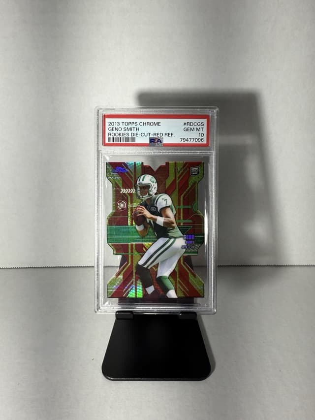 Geno Smith Topps Chrome Rookies Die-Cut #RDCGS Red Refractor