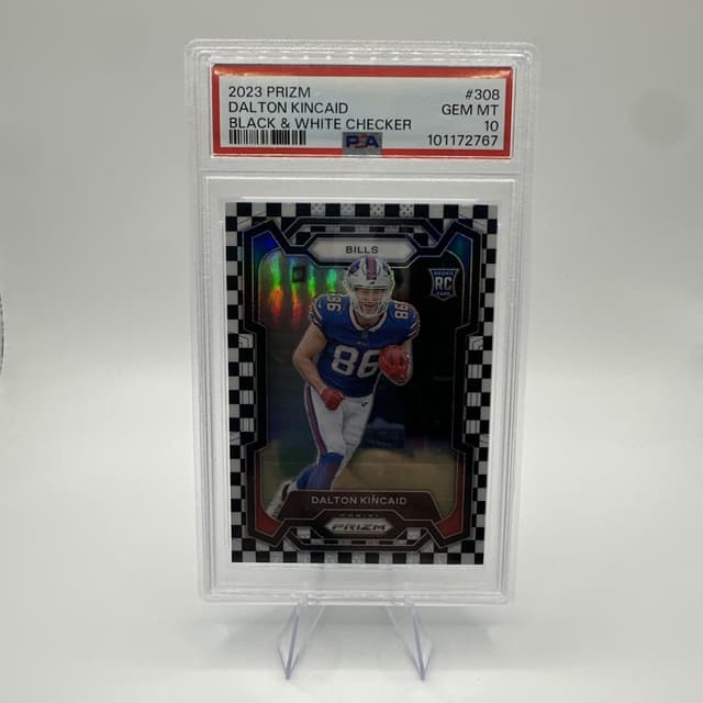 Dalton Kincaid Panini Prizm #308 Black & White Checker
