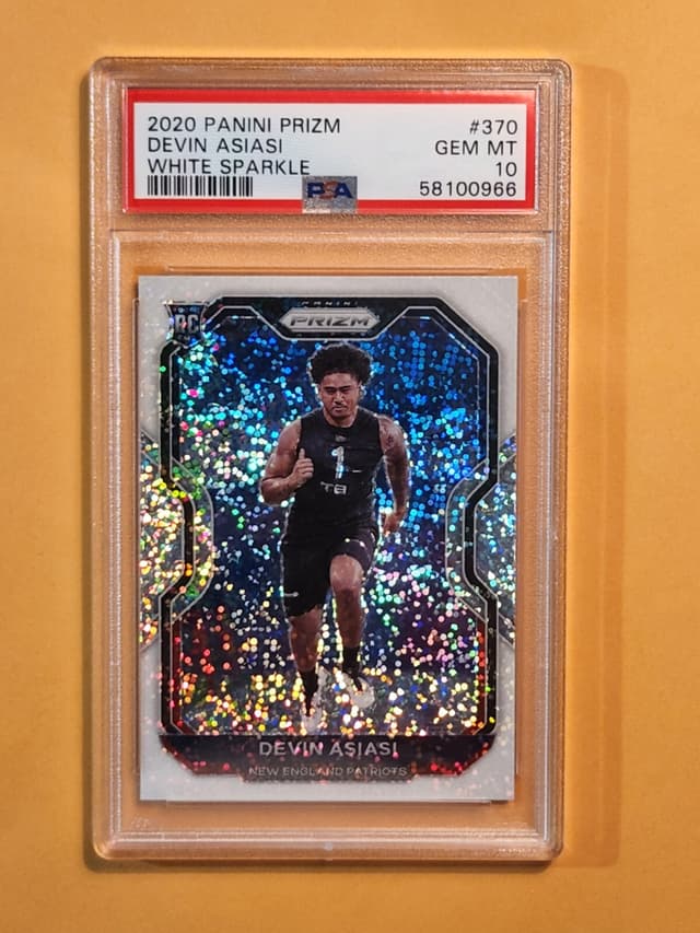 Devin Asiasi Panini Prizm #370 White Sparkle