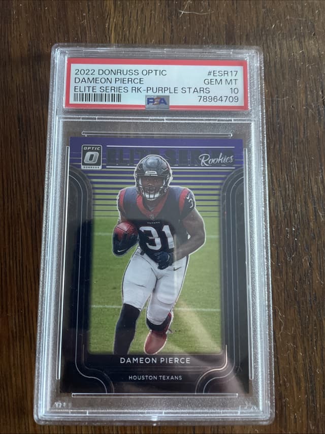 Dameon Pierce Panini Donruss Optic the Elite Series Rookies #ESR17 Purple Stars
