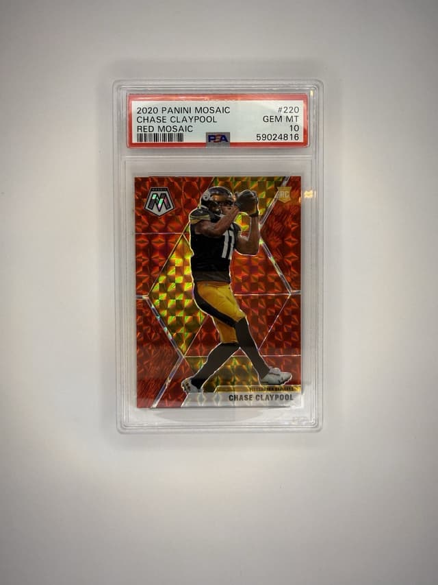 Chase Claypool Panini Mosaic #220 Red Mosaic