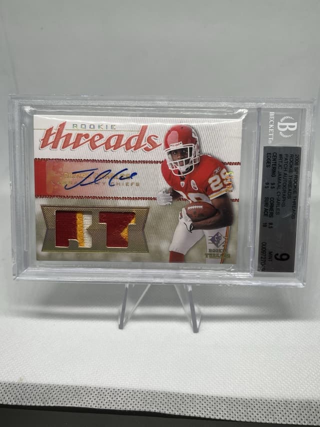 Jamaal Charles SP Rookie Threads Rookie Threads #RTJC Autograph