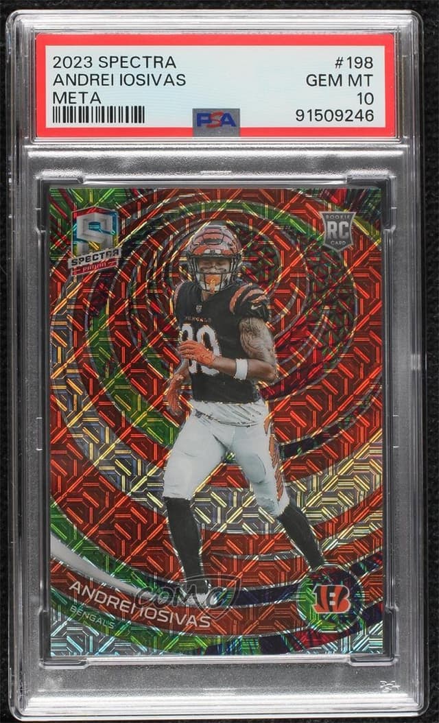 Andrei Iosivas Panini Spectra #198 Meta