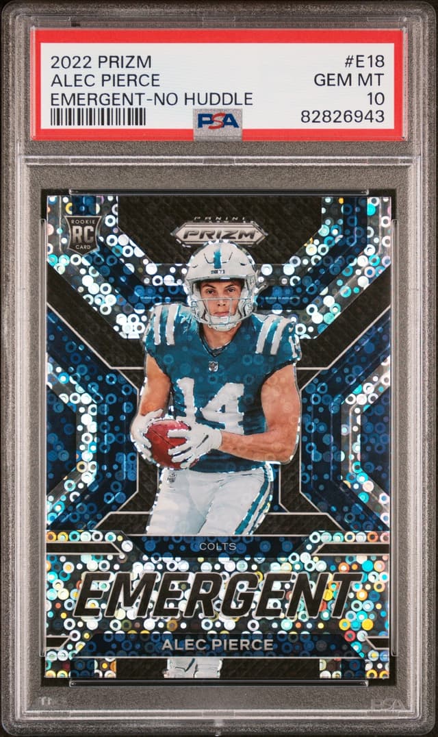 Alec Pierce Panini Prizm Emergent #E18 Base