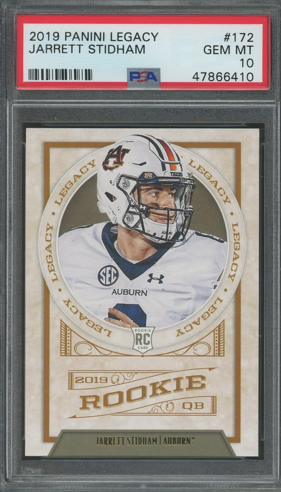 Jarrett Stidham Panini Legacy #172 Base