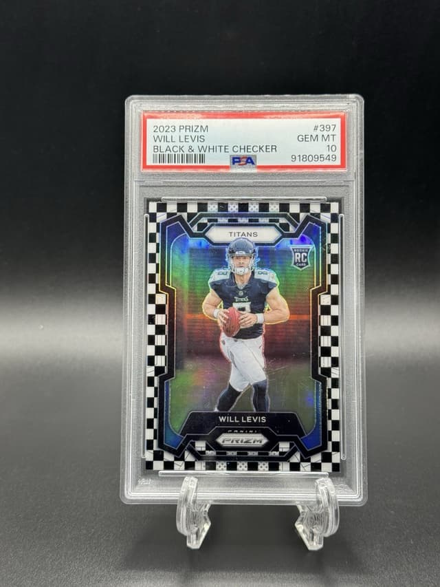 Will Levis Panini Prizm #397 Black & White Checker