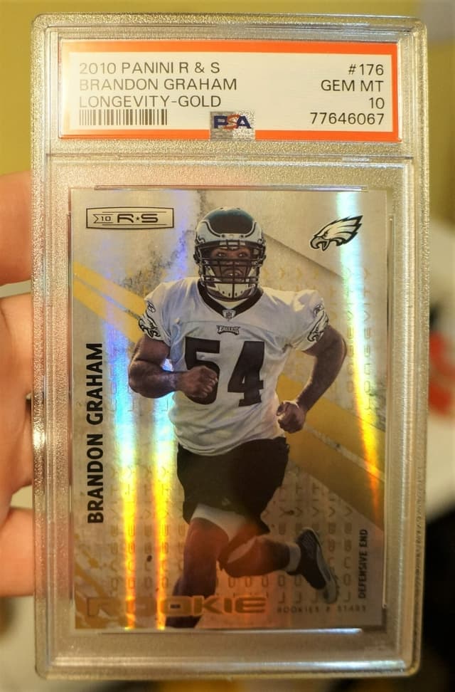 Brandon Graham Panini Rookies & Stars #176 Longevity-Gold