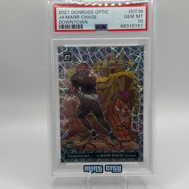 JaMarr Chase Panini Donruss Optic Downtown #DT36 Base