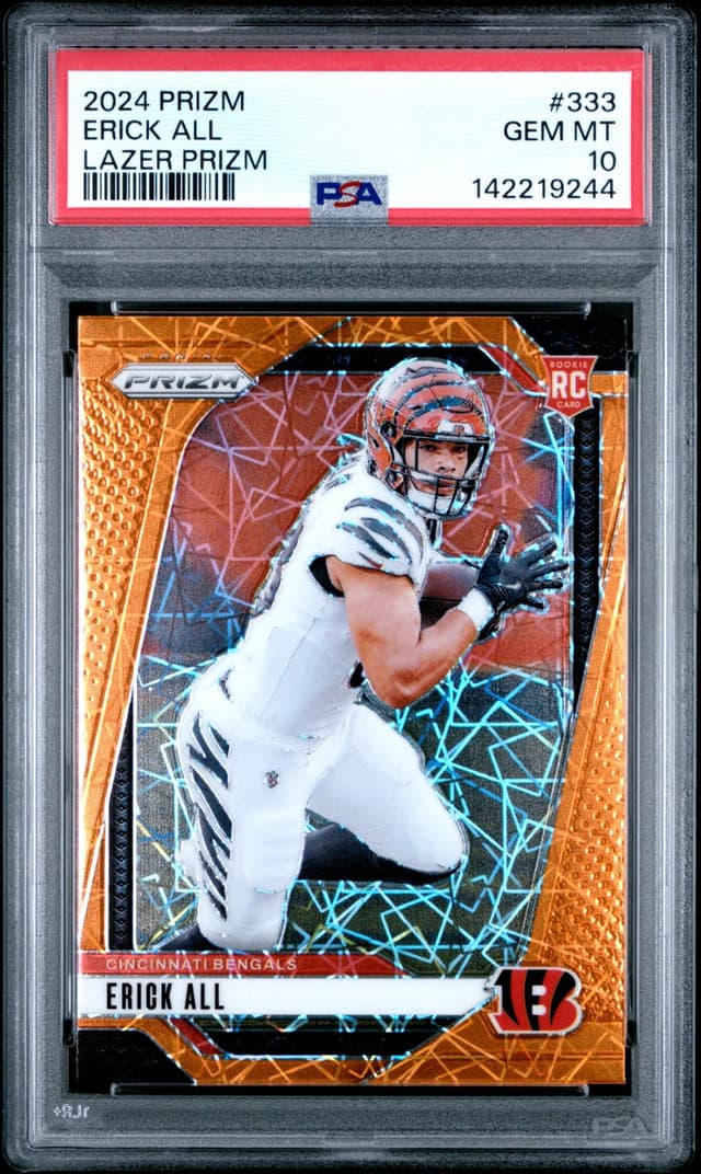Erick All Panini Prizm #333 Lazer Prizm