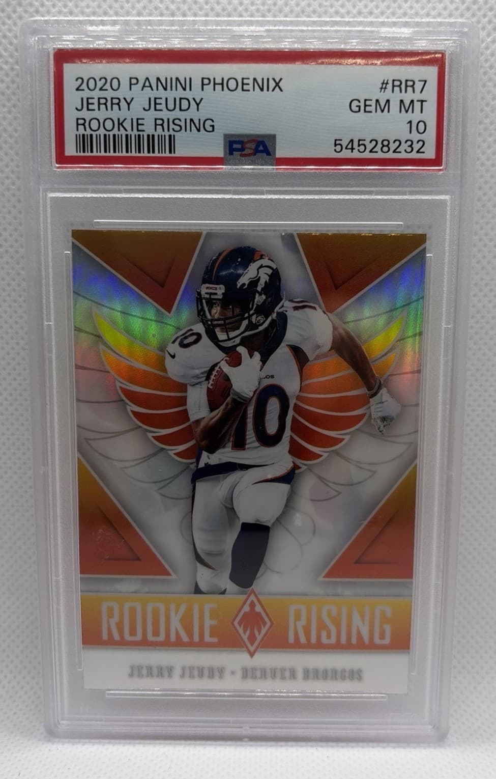 Jerry Jeudy Panini Phoenix Rookie Rising #RR7 Orange
