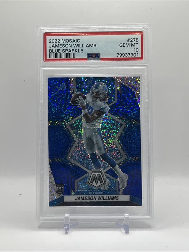 Jameson Williams Panini Mosaic #278 Blue Sparkle