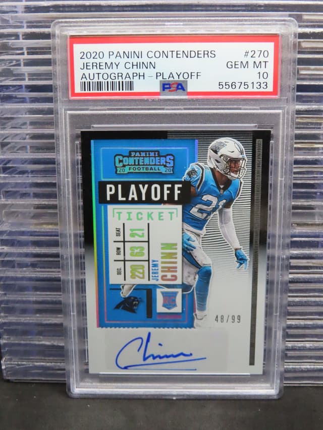 Jeremy Chinn Panini Contenders #270 Autograph-Playoff