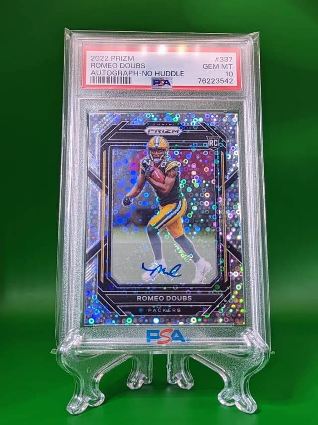 Romeo Doubs Panini Prizm #337 Autograph-Silver