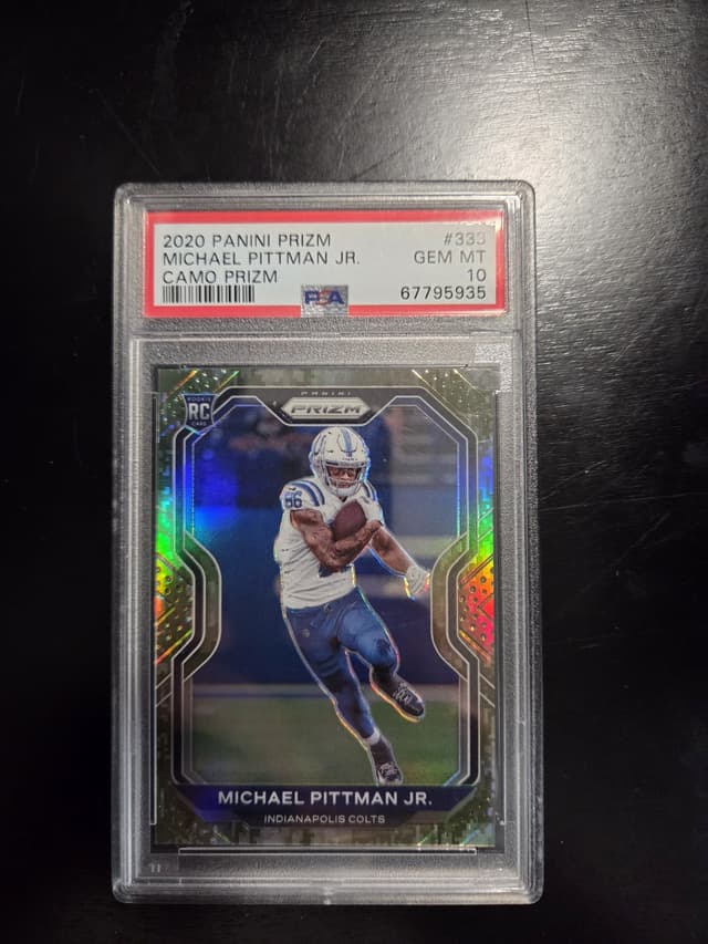 Michael Pittman Jr. Panini Prizm #333 Base