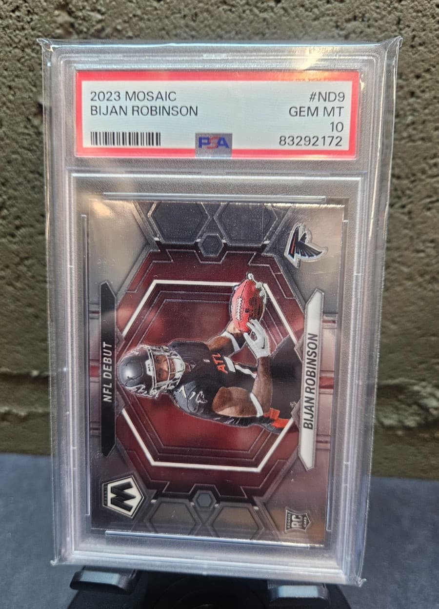 Bijan Robinson Panini Mosaic NFL Debut #ND9 Base