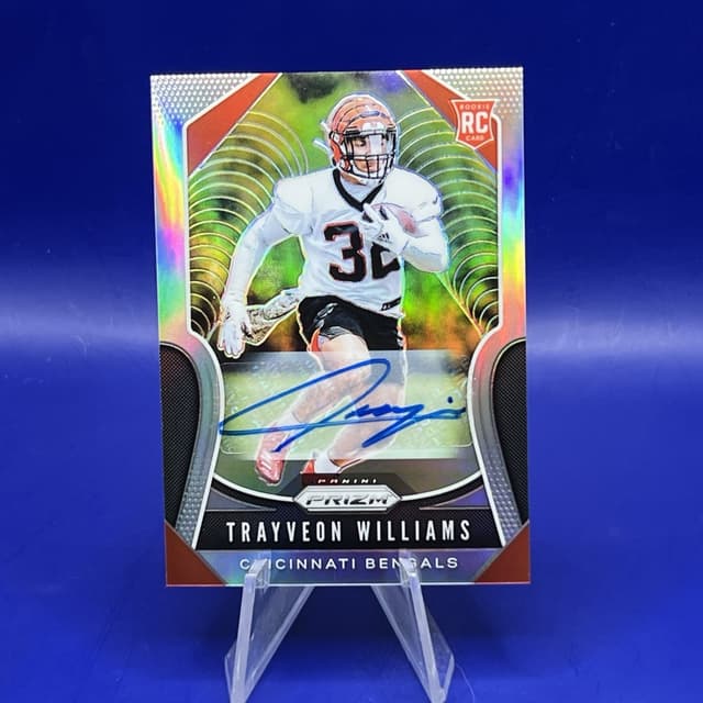 Trayveon Williams Panini Prizm #329 Silver Prizm