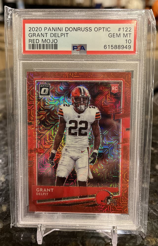 Grant Delpit Panini Donruss Optic #122 Red Mojo