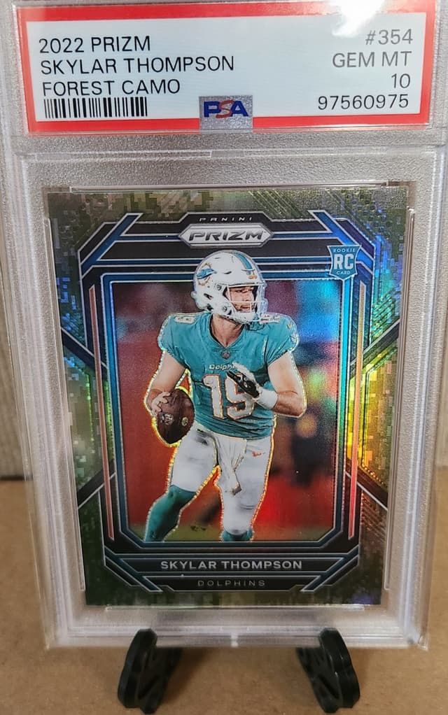 Skylar Thompson Panini Prizm #354 Forest Camo