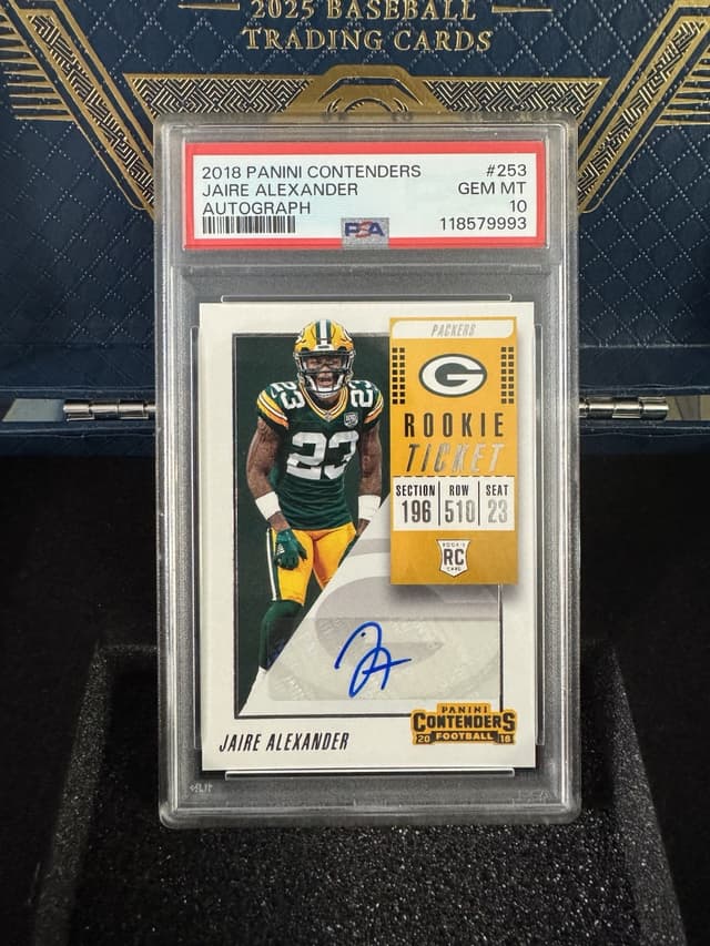 Jaire Alexander Panini Contenders #253 Autograph