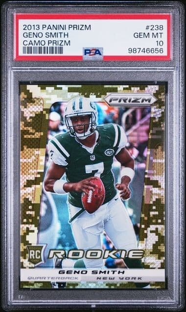 Geno Smith Panini Prizm #238 Camo Prizm