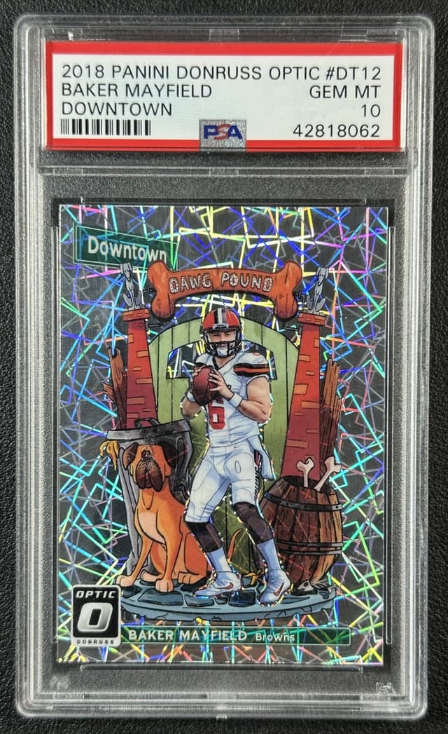 Baker Mayfield Panini Donruss Optic Downtown #DT12 Base