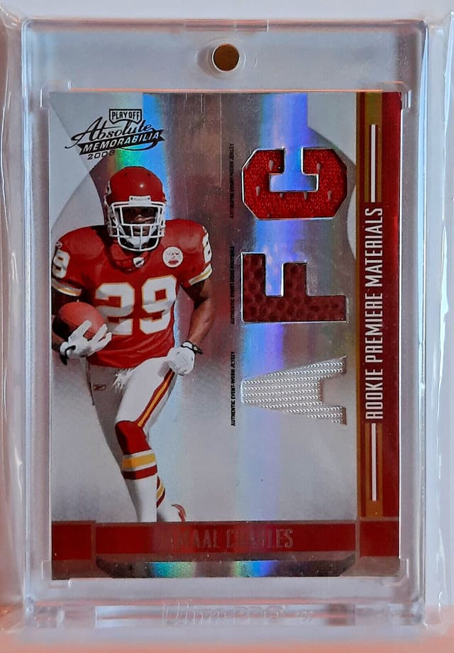 Jamaal Charles Playoff Absolute Memorabilia Rookie Premiere Materials #257 Base