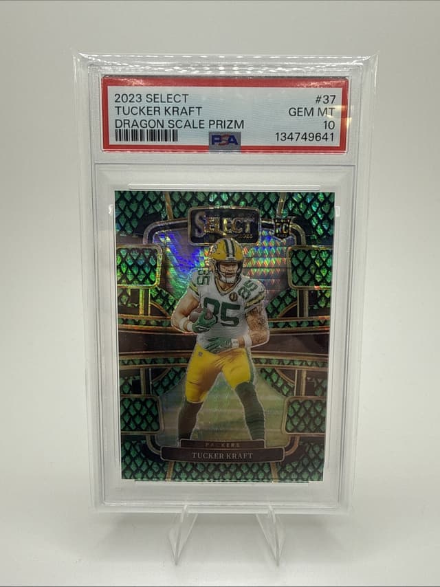 Tucker Kraft Panini Select #37 Dragon Scale Prizm