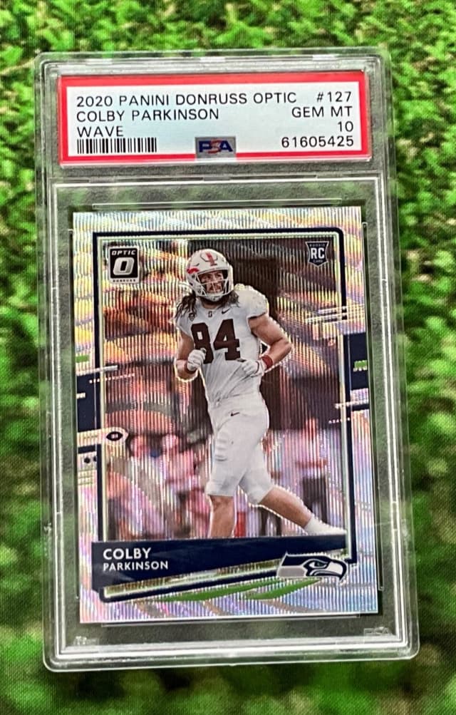 Colby Parkinson Panini Donruss Optic #127 Wave