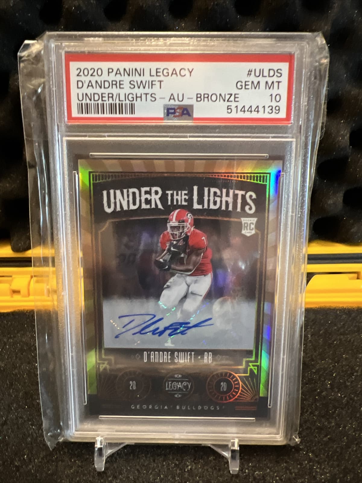 D'Andre Swift Panini Legacy Under the Lights #ULDS Bronze