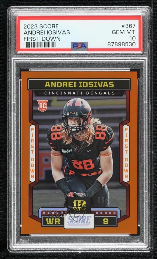 Andrei Iosivas Panini Score #367 First Down