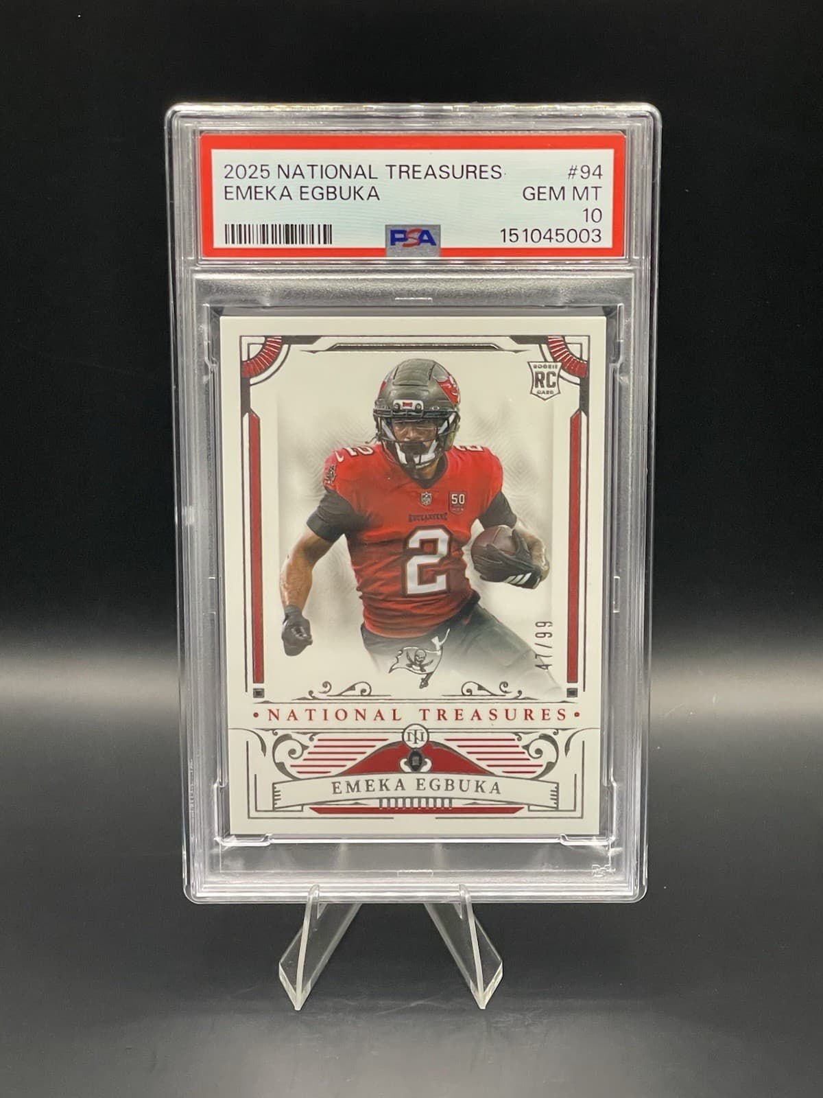 Emeka Egbuka Panini National Treasures #94 Base