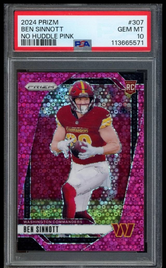 Ben Sinnott Panini Prizm #307 No Huddle Pink