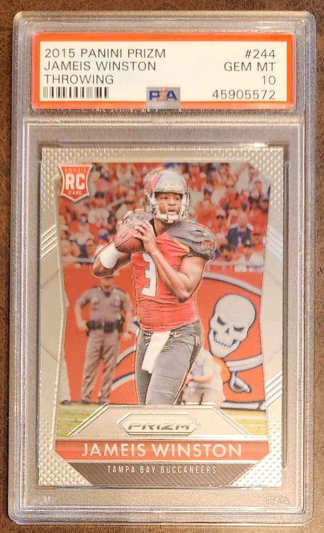 Jameis Winston Panini Prizm #244 Throwing