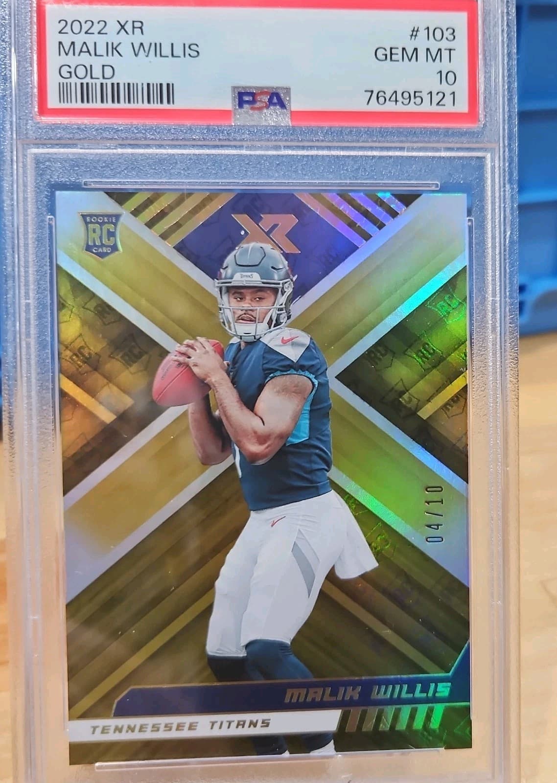 Malik Willis Panini XR #103 Gold
