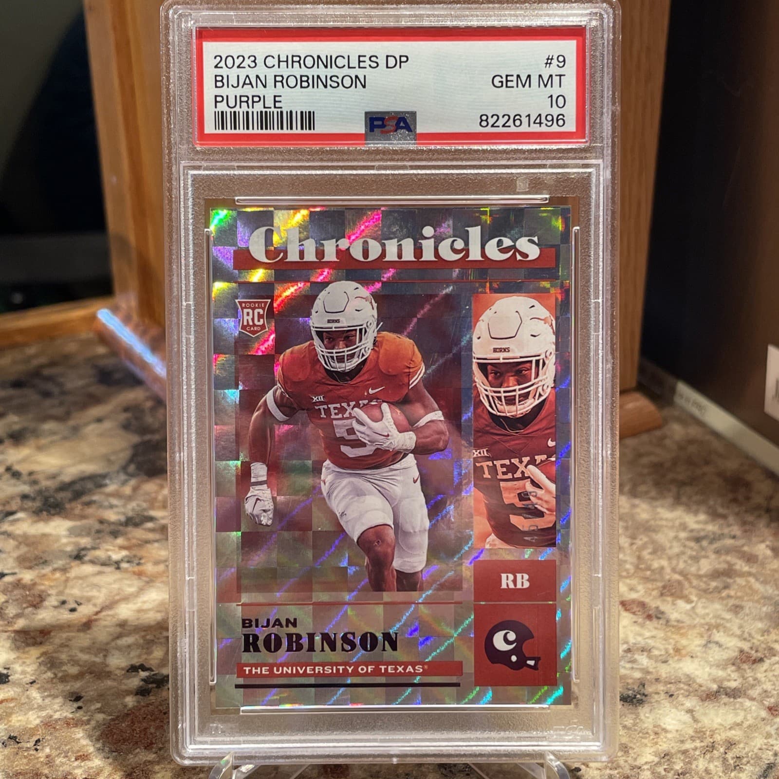 Bijan Robinson Panini Chronicles Draft Picks #9 Purple