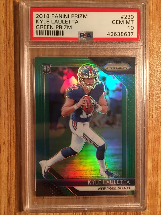 Kyle Lauletta Panini Prizm #230 Green Prizm
