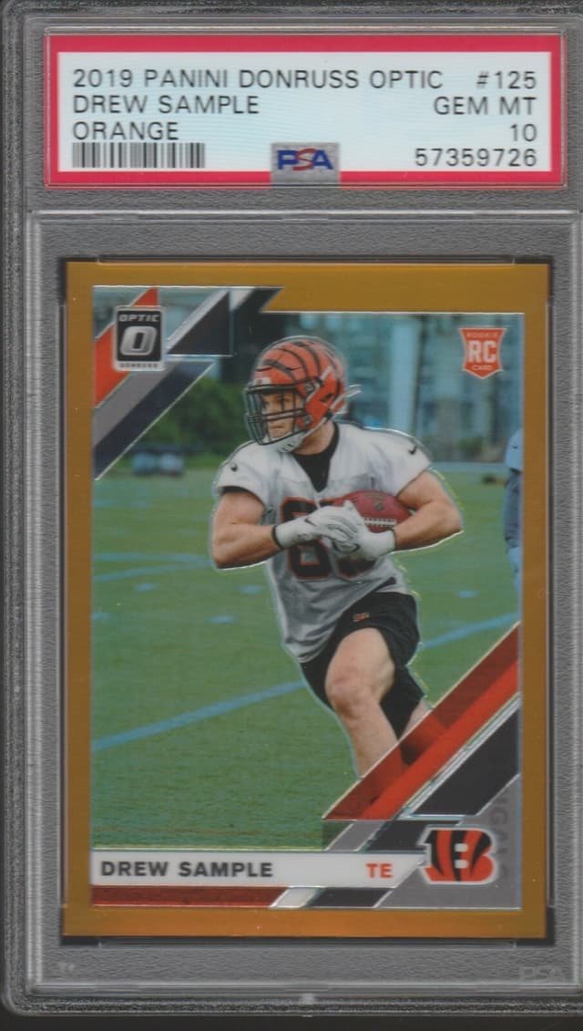 Drew Sample Panini Donruss Optic #125 Orange