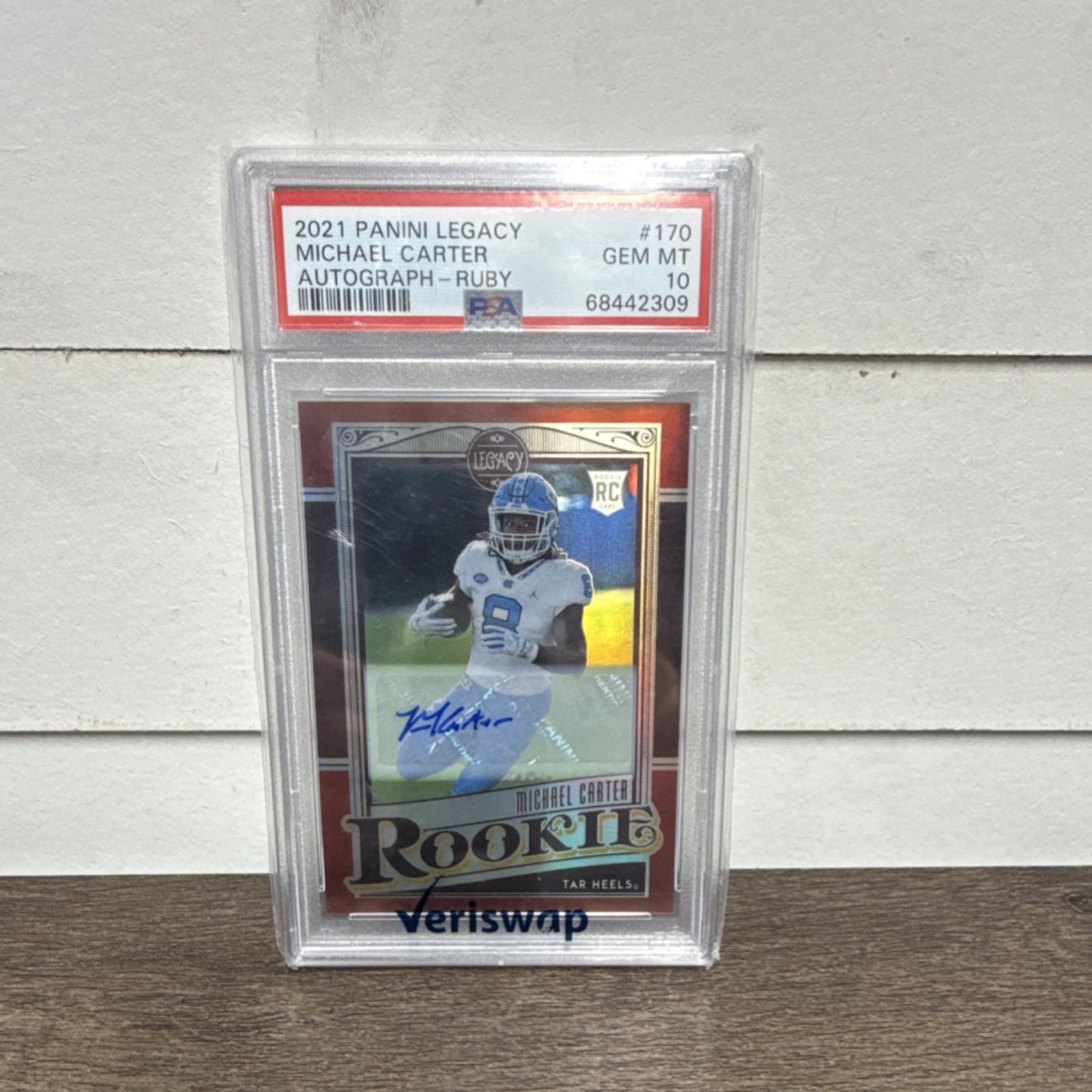 Michael Carter Panini Legacy #170 Autograph-Ruby