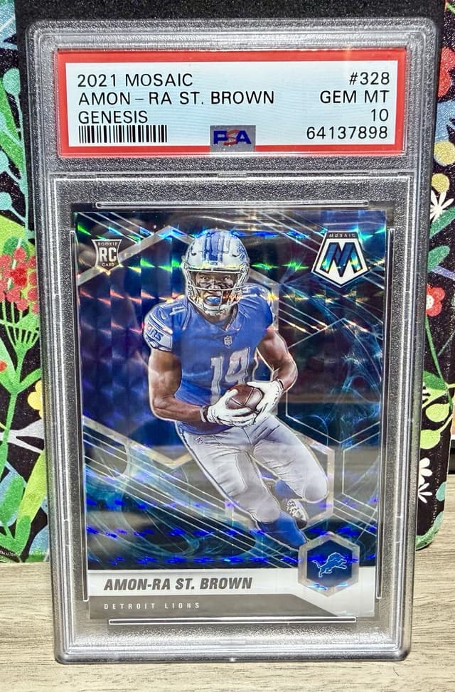 Amon-Ra St. Brown Panini Mosaic #328 Genesis